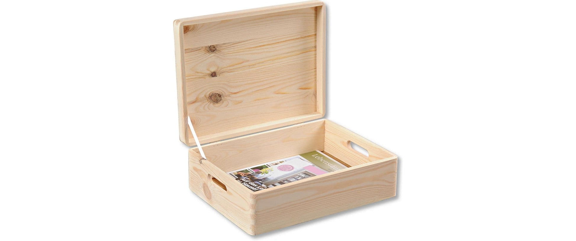 Kesper Aufbewahrungsbox – Holz – Braun – FSC – 290 × 135 × 390 mm