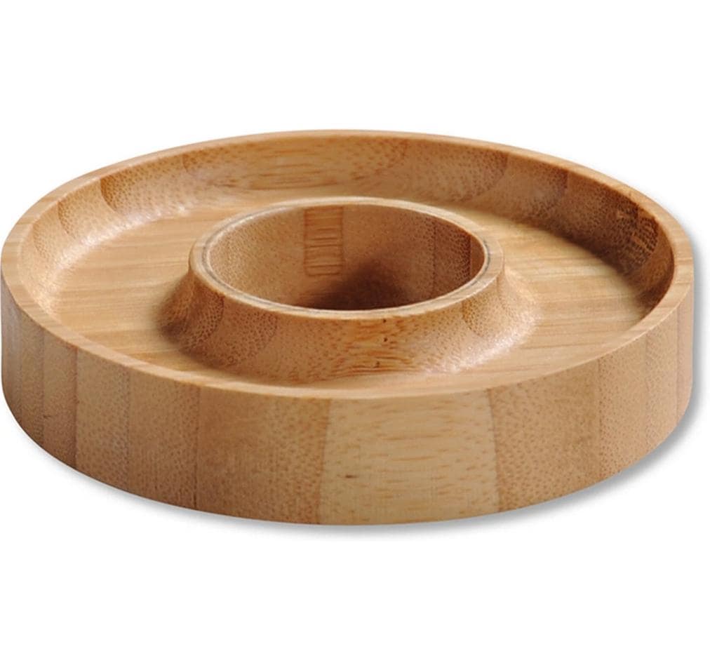 Kesper Eierbecher – 4er Set, Ø 10 cm, Bambus, Braun, spülmaschinenfest