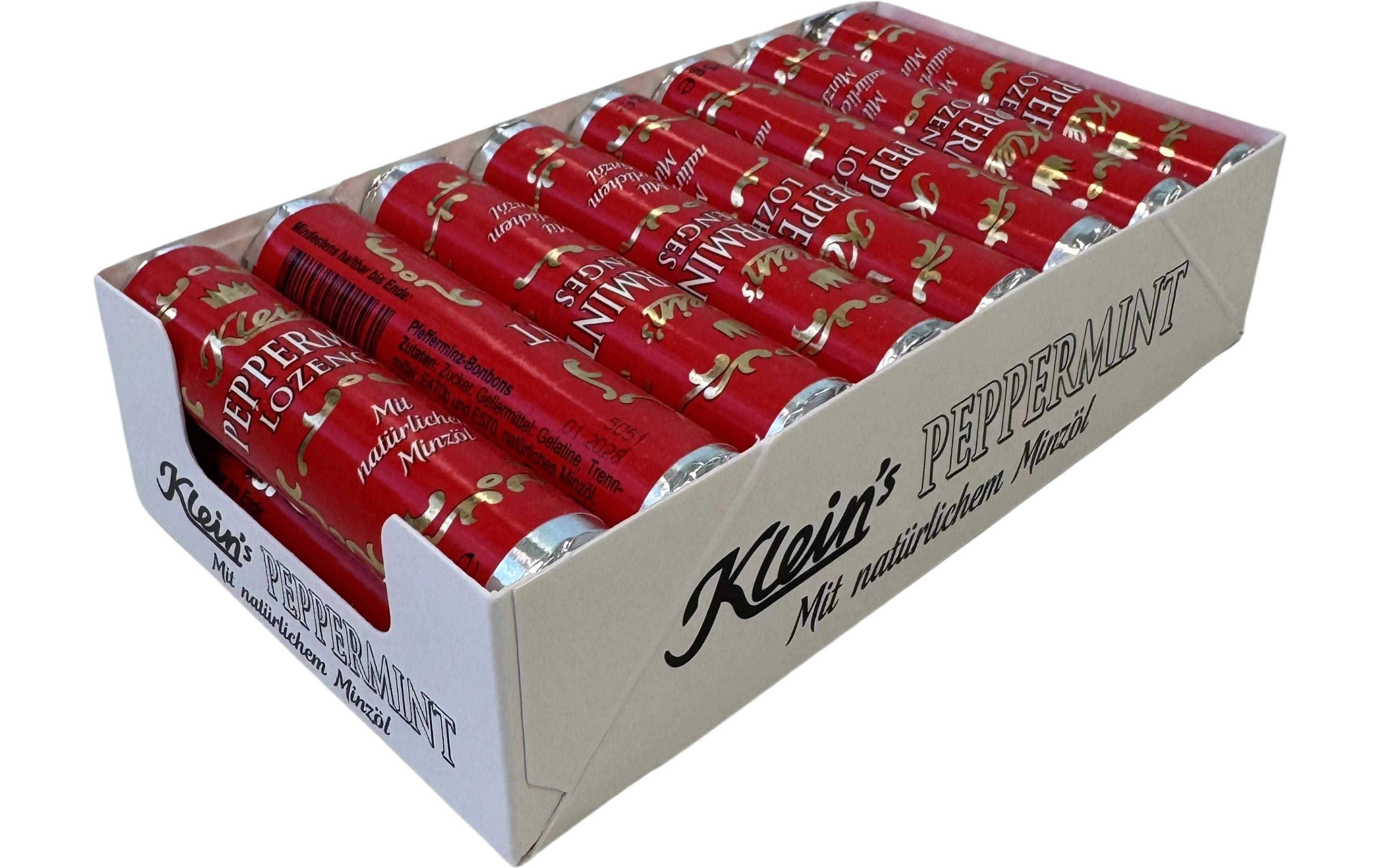 Webstar Kleins Pfefferminz Rollen Lutschbonbons – 16 × 25 g