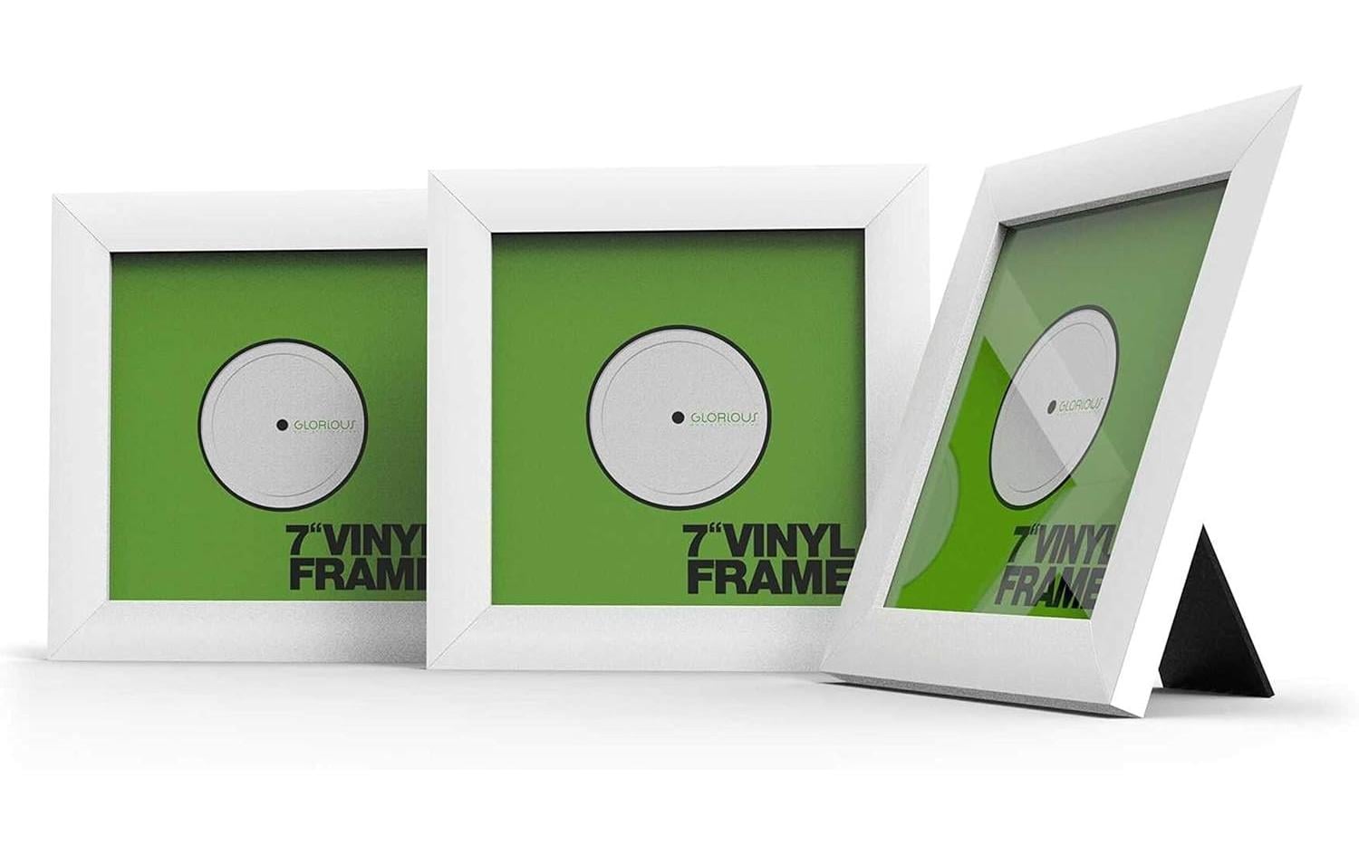 Glorious Gaming Glorious Bilderrahmen – für 7" Vinyl – Kunststoff, Weiss – 3-teilig