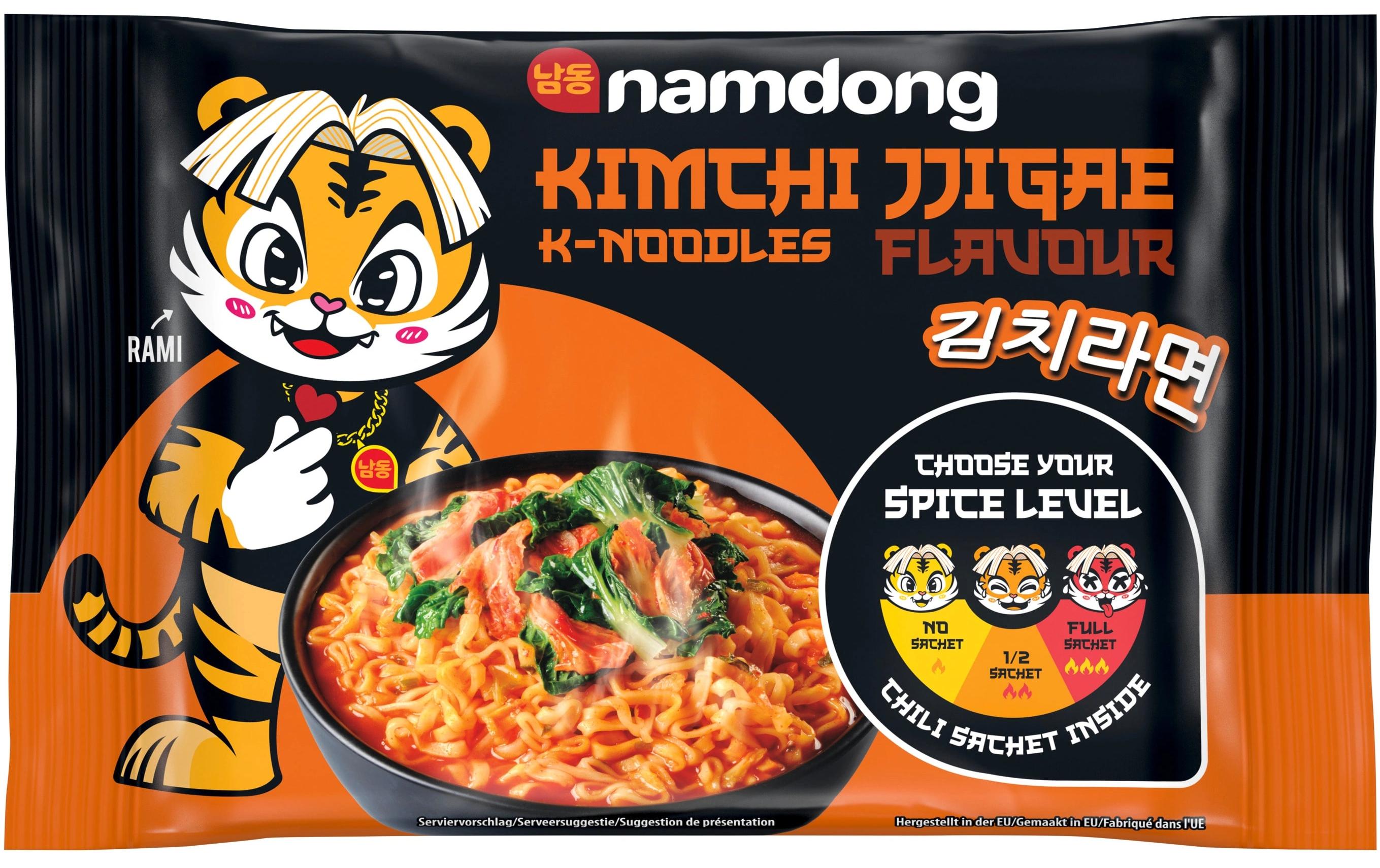 Namdong Instantnudeln Kimchi Jjigae, vegan – 120 g