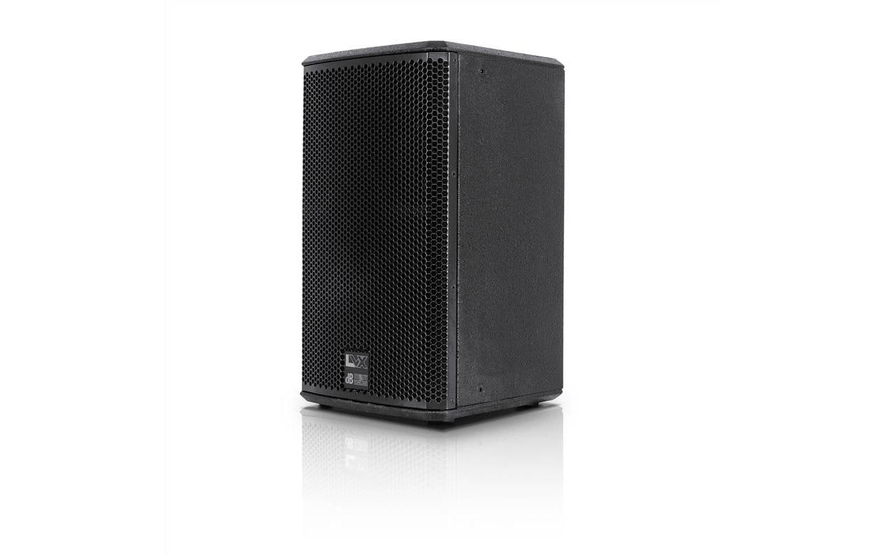 DB Technologies LVX-10 – Aktivlautsprecher – 2-Wege, 10" Tieftöner, 1" Hochtöner, Holzgehäuse, Schwarz