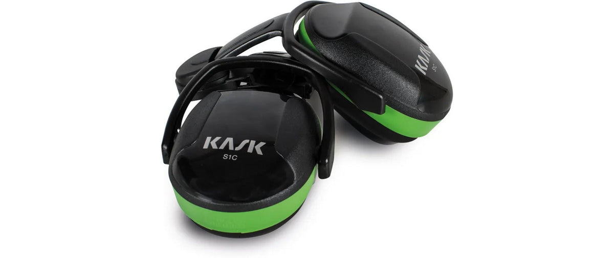 Kask Kapselgehörschutz – Grün/Schwarz – für KASK-Helme