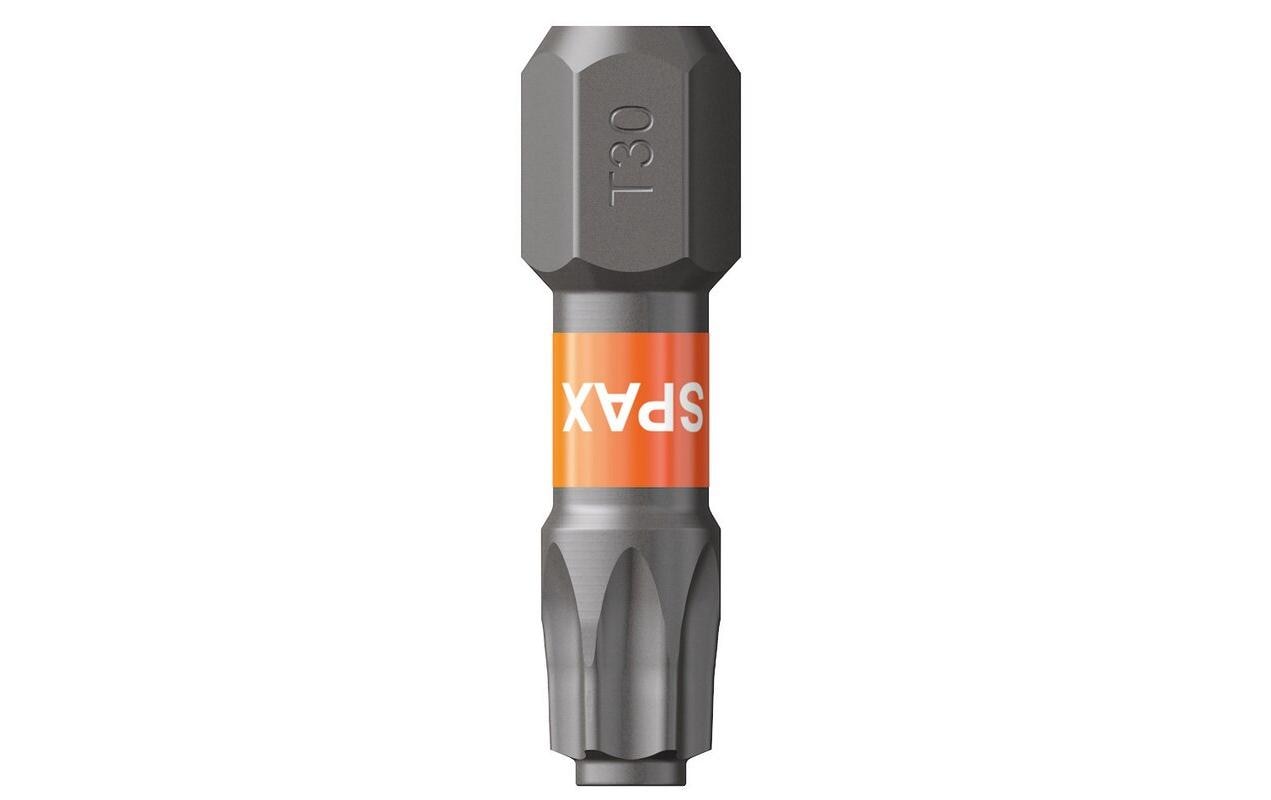Spax T-STAR PLUS Torx-Bit TX30 25 mm Stahl 1/4" Sechskantschaft – 5 Stk – für Schrauber, Bohr-/Schraubmaschine