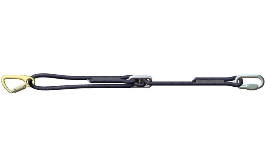 Spanset Verstellbares Halteseil – 1,5 m, 140 kg, Schwarz, Polyamid/Stahl