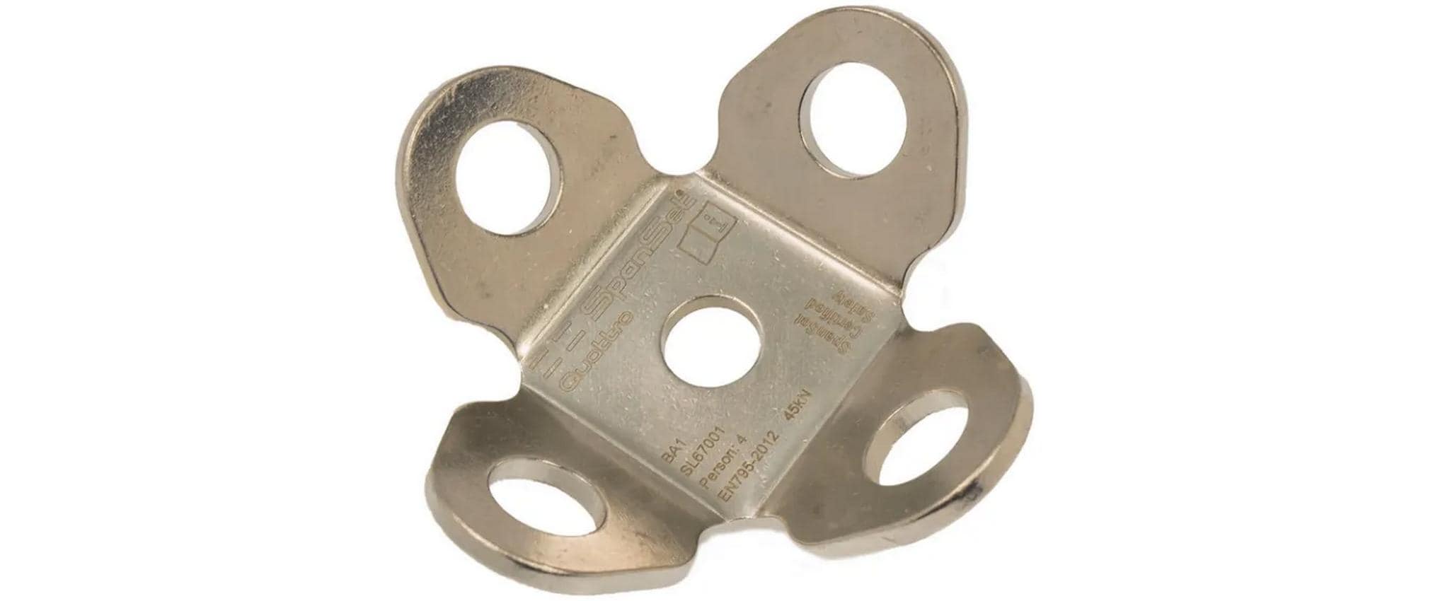 Spanset Quattro Personen-Anschlagpunkt – 1200 kg, Silber