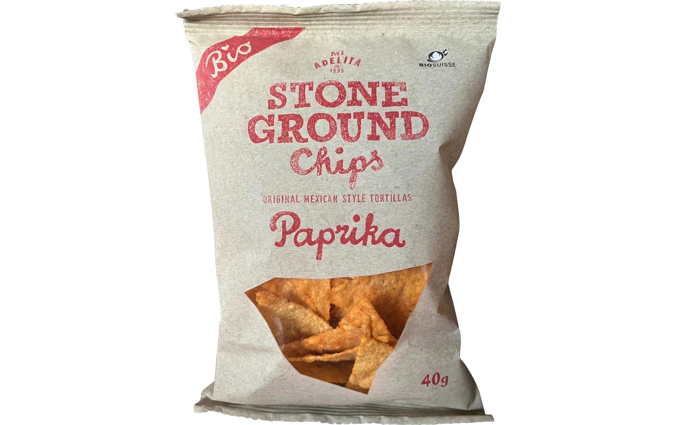 Mi adelita Tortilla Chips – Paprika, bio – 40 g