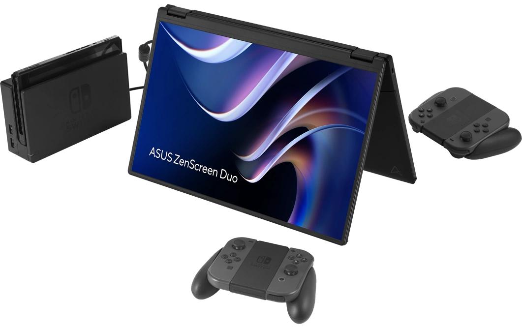 ASUS ZenScreen Duo MB14FCD – 13", 1920 × 1200, IPS, USB-C 60 W