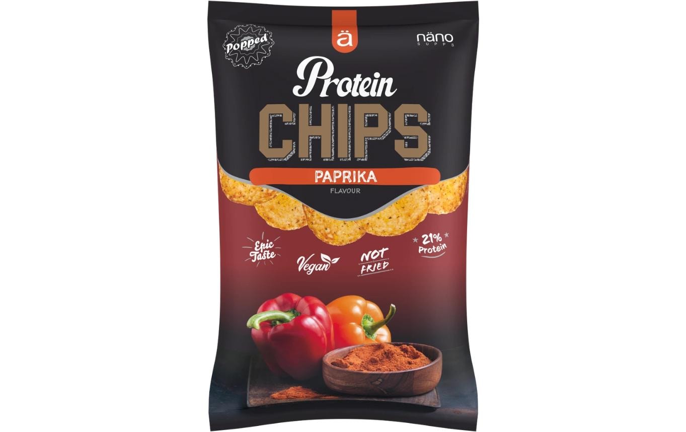 Näno Protein Popped Chips – Paprika, vegan, glutenfrei – 40 g