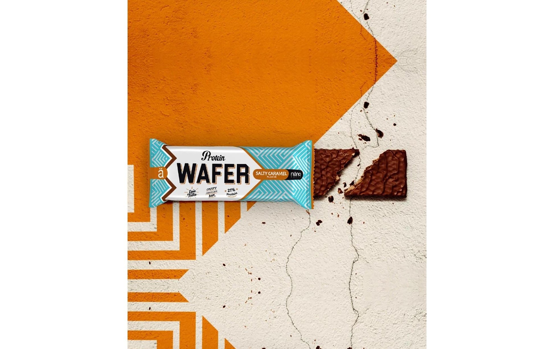 Näno Protein-Waffel – Gesalzenes Karamell – 12 × 40 g