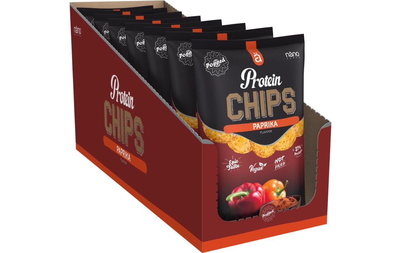 Näno Protein Popped Chips – Paprika, vegan, glutenfrei – 40 g