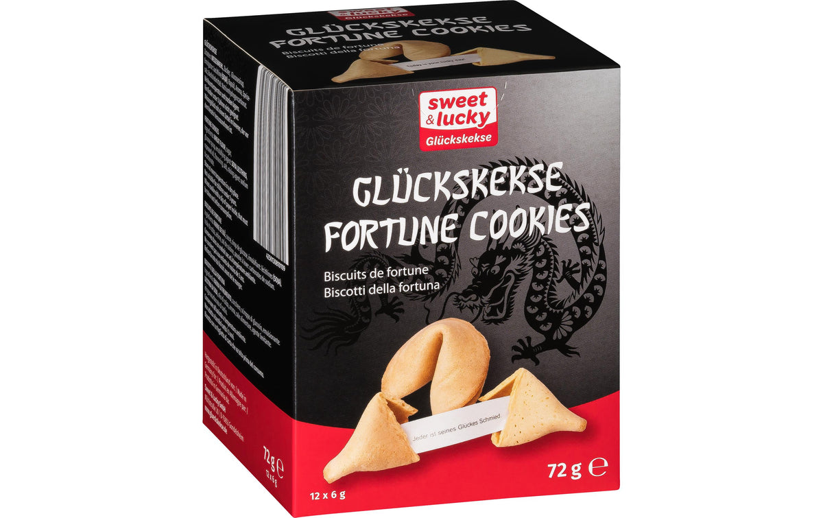Sweet & lucky Glückskekse – vegan – 72 g