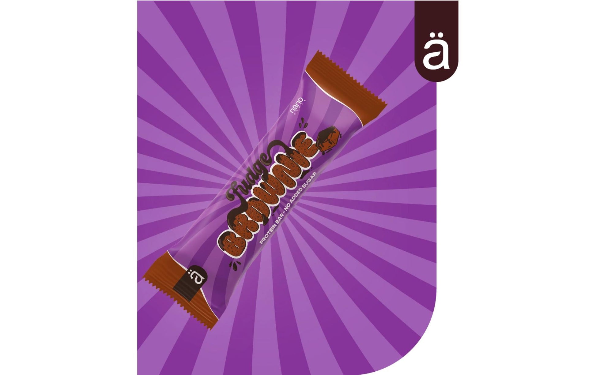 Näno Protein-Riegel – Brownie – 12 × 55 g