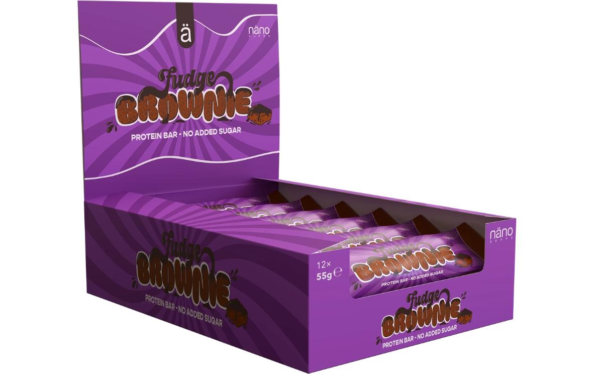 Näno Protein-Riegel – Brownie – 12 × 55 g