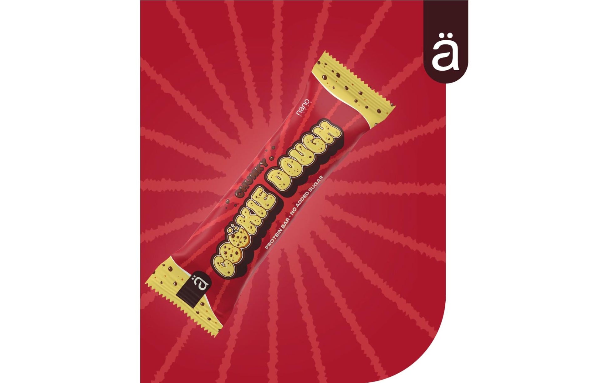 Näno Protein-Riegel – Cookie Dough – 12 × 55 g