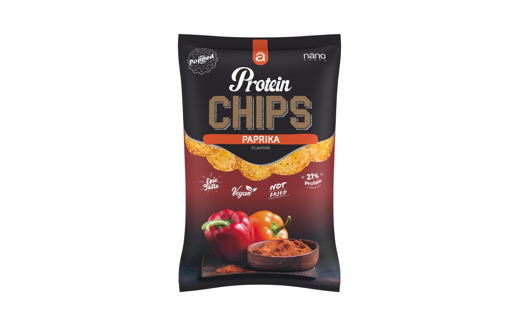 Näno Protein Popped Chips – Paprika, vegan, glutenfrei – 40 g
