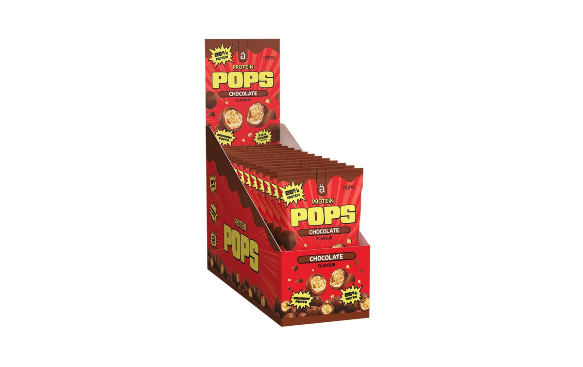 Näno High Protein Pops Protein-Riegel – Milchschokolade – 12 × 38 g