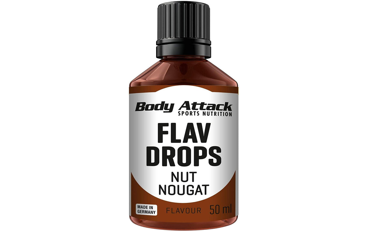 Body Attack – Süssungsmittel Flüssig, Nougat – 50 ml