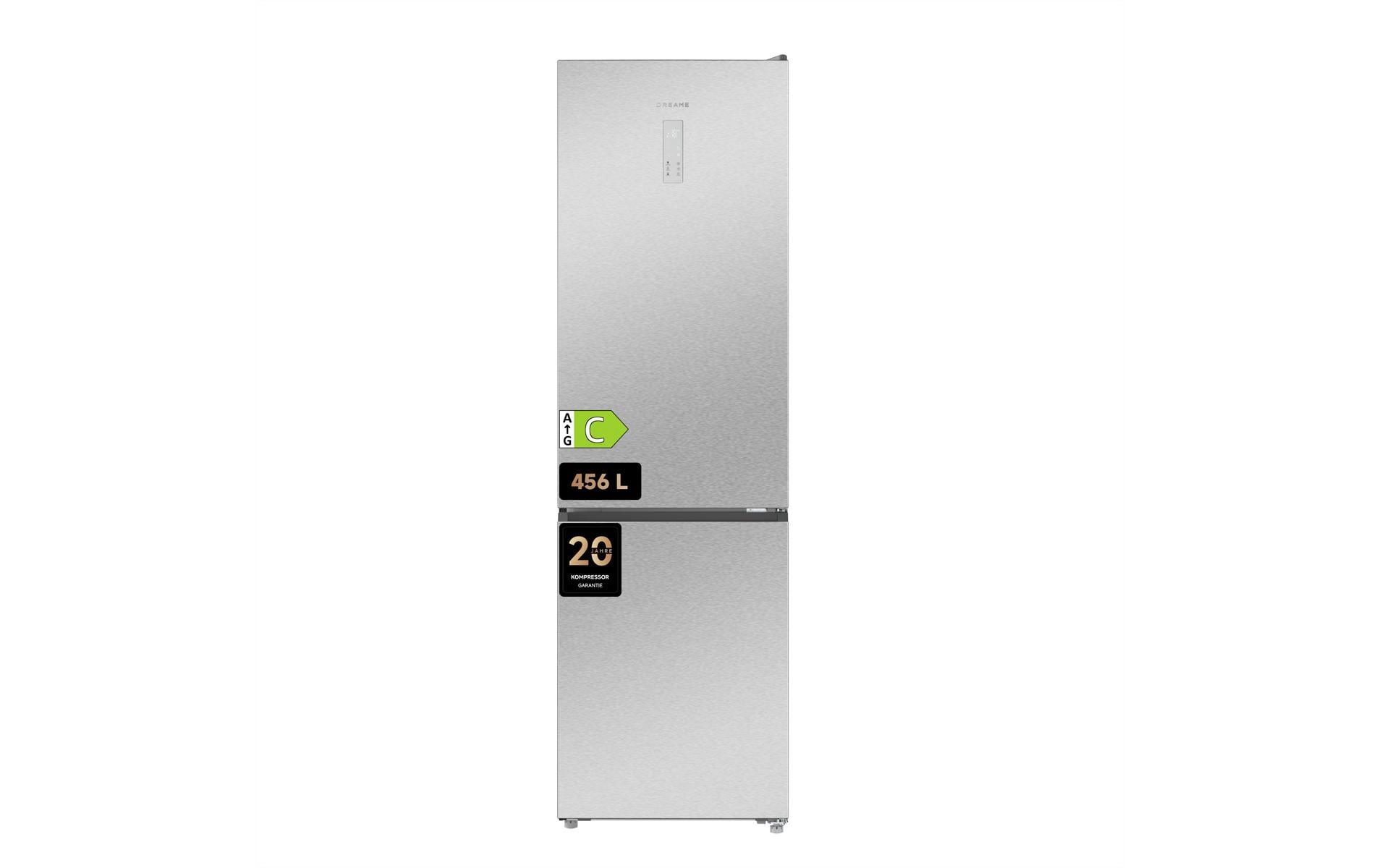 Dreame Kühl-Gefrierkombination DRB450WMBCEU – 456 l, 230 V, Energieeffizienzklasse C, 39 dB