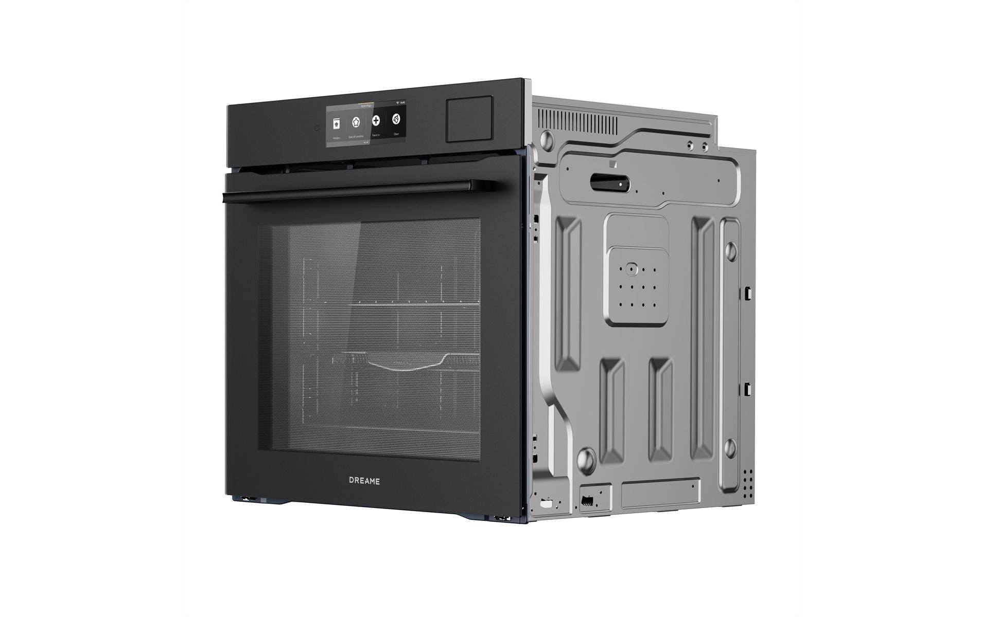 Dreame Einbau-Backofen OZ60PRO – 81 l, Dampf & Heissluft, 1600 W – schwarz