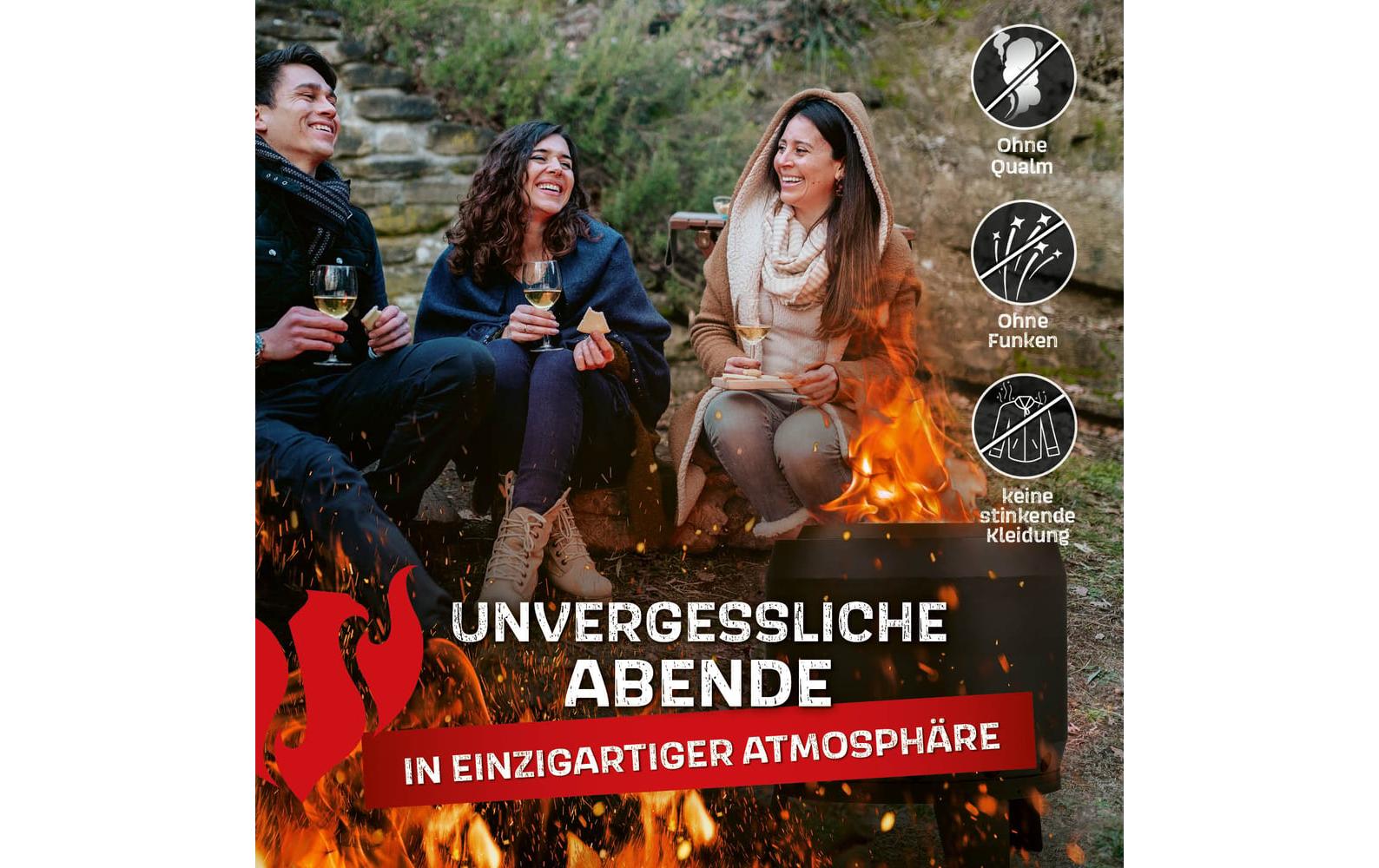 Landmann Feuerkorb – Ø 50 × 57 cm – Stahl, schwarz