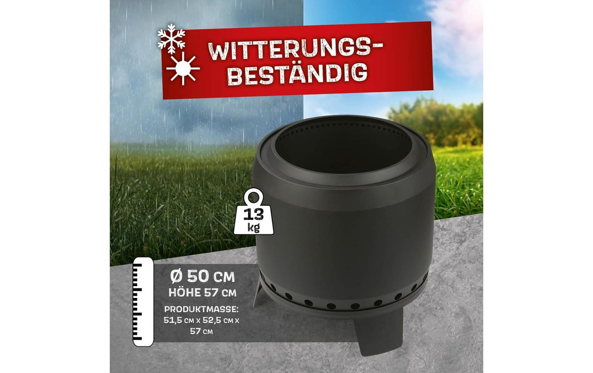 Landmann Feuerkorb – Ø 50 × 57 cm – Stahl, schwarz