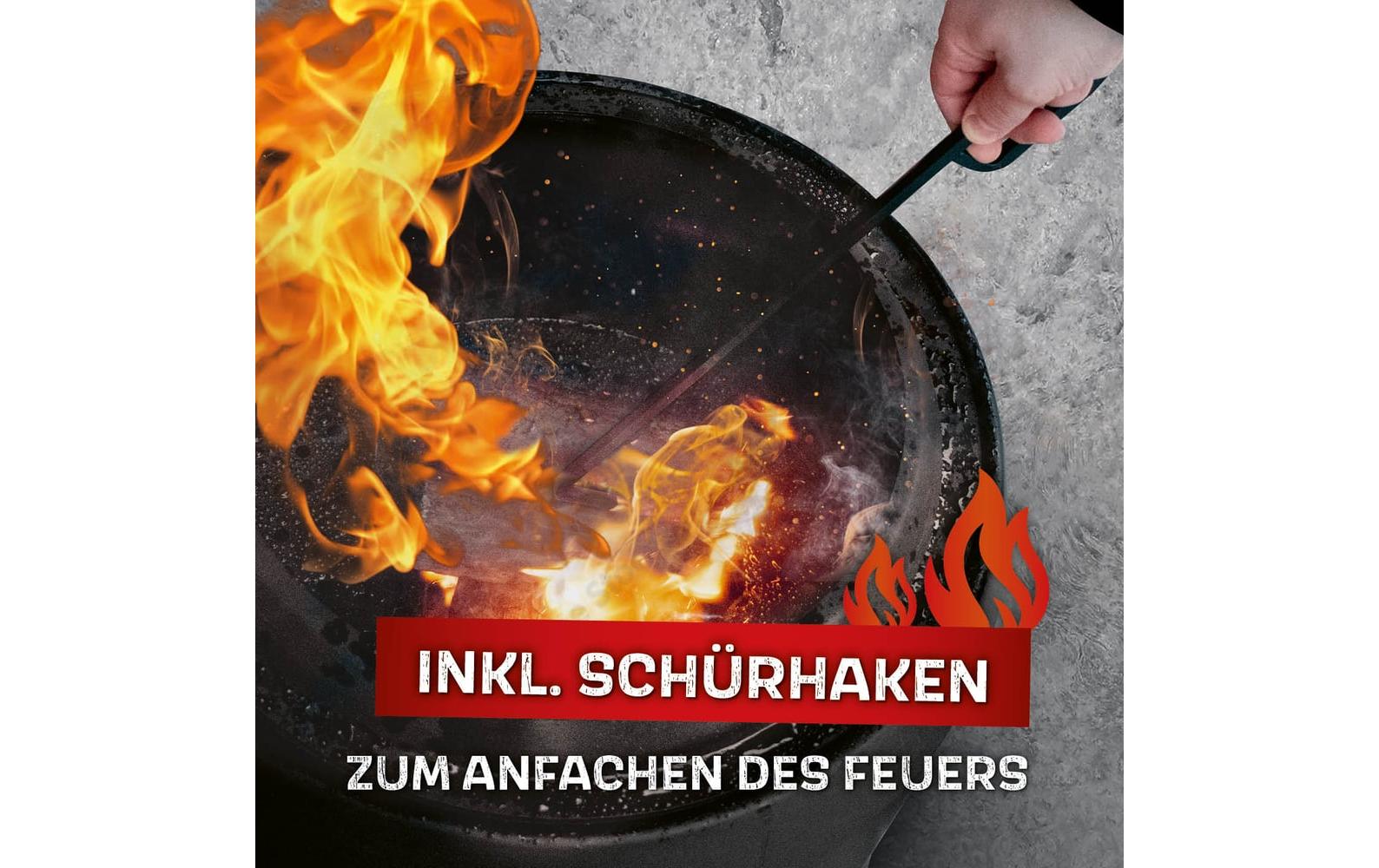 Landmann Feuerkorb – Ø 50 × 57 cm – Stahl, schwarz