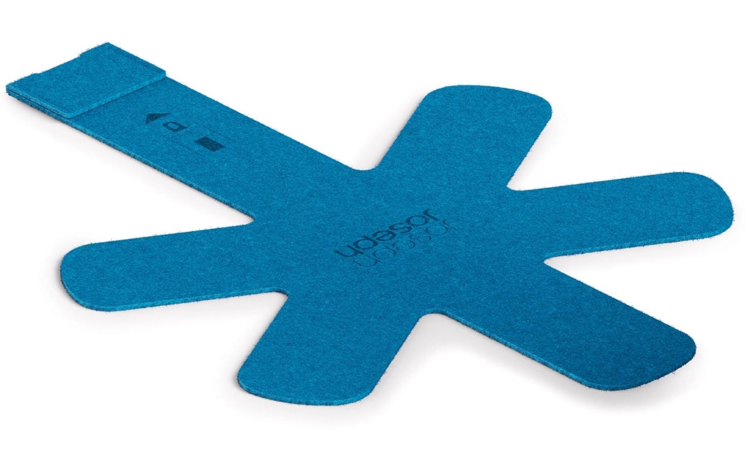 Joseph Joseph – 3-teiliges Pfannenschutz-Set, 34,4 × 2 × 50,5 cm, Filz/Textil, Blau, für Töpfe