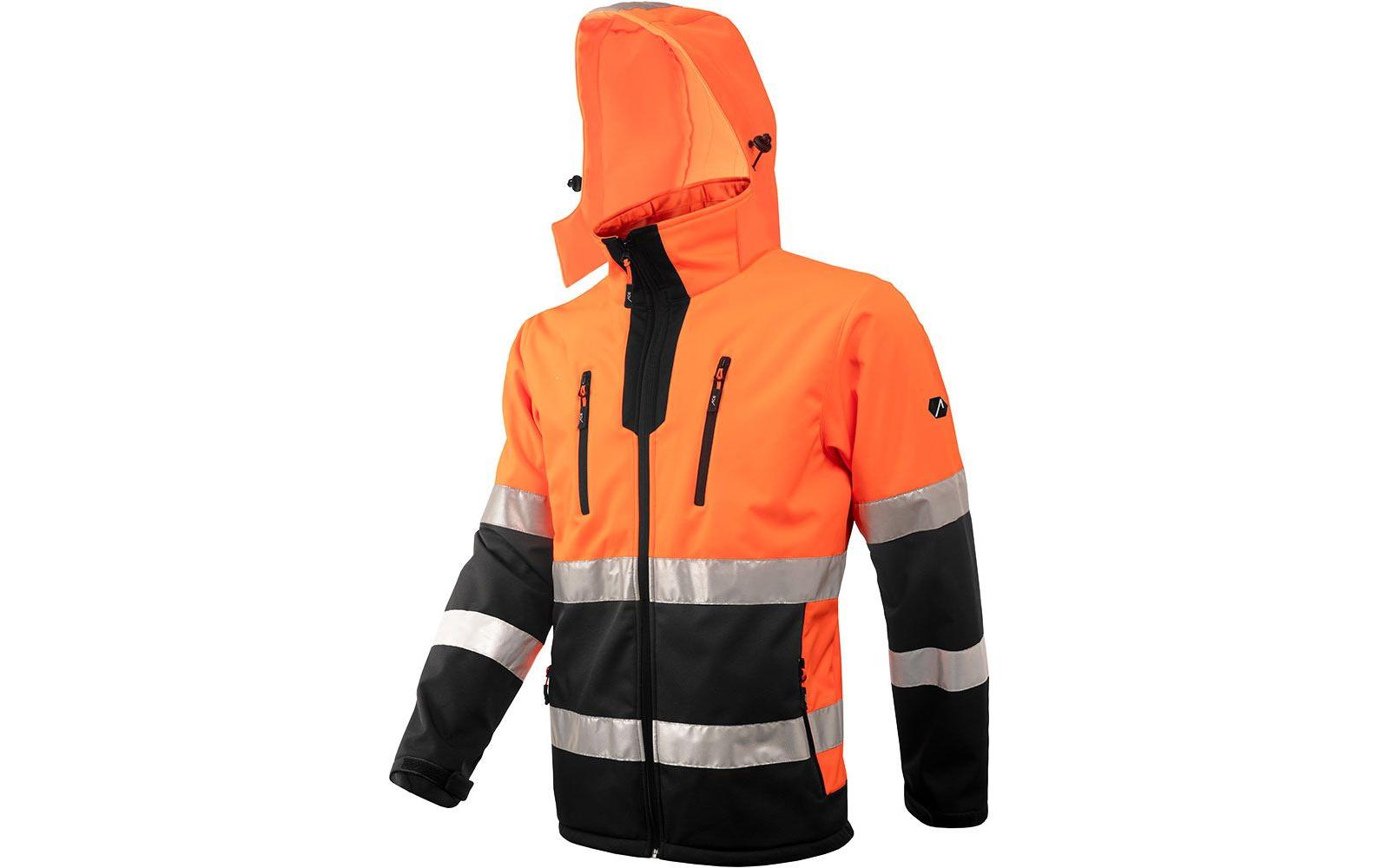 Ace Warnweste, EN ISO 20471 Klasse 2 – 4XL, Orange, Polyester