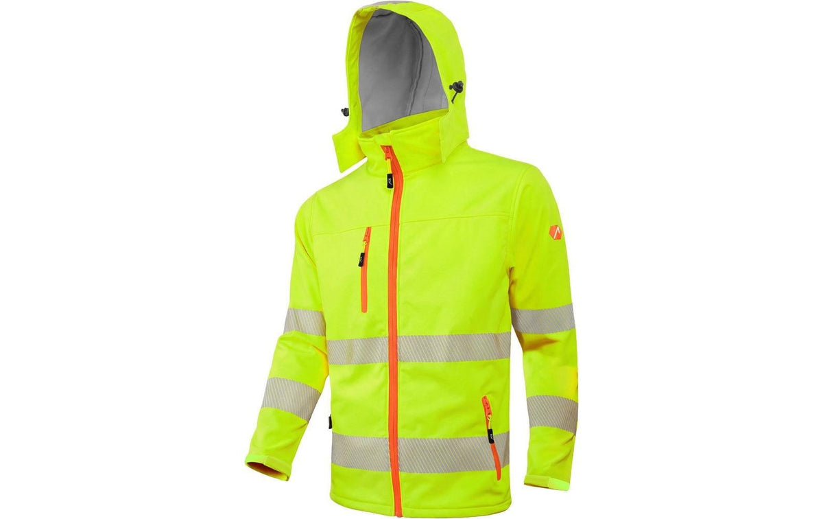 Ace Warnweste, EN ISO 20471 Klasse 3 – Neongelb, XXL, Polyester