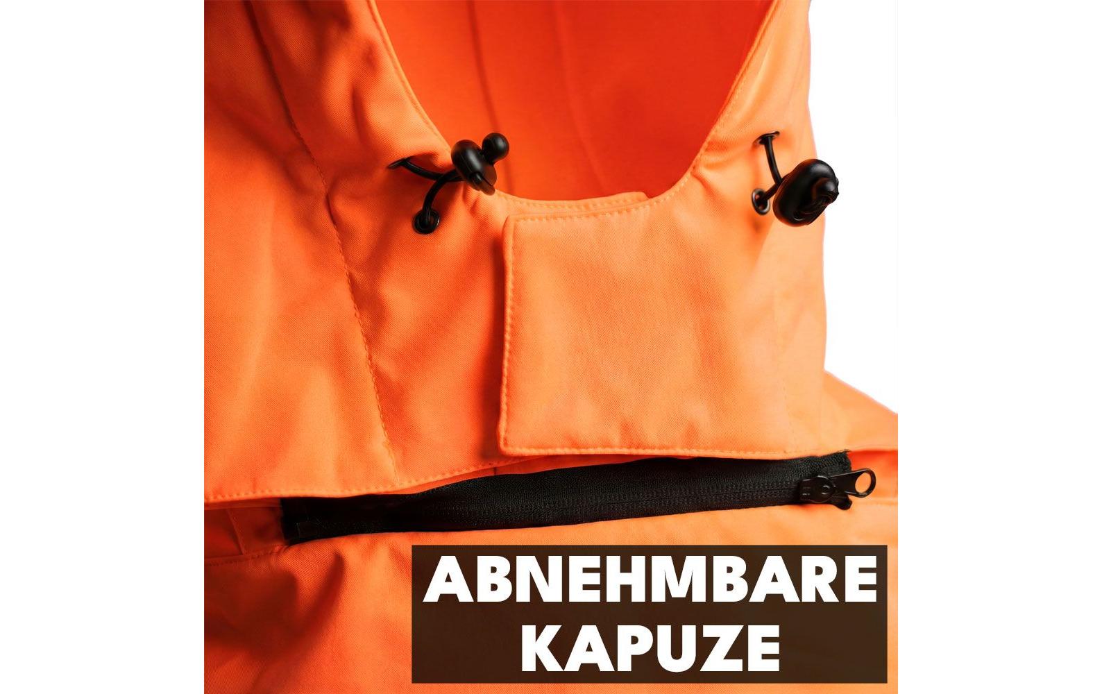 ACE – Softshell-Warnjacke, Klasse 2 – Orange, S – Polyester