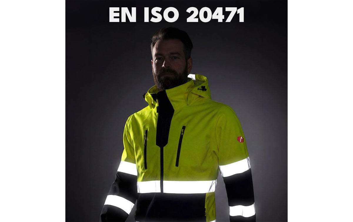 ACE – Warnweste, Klasse 2 – Gelb, XL, Polyester, für Herren