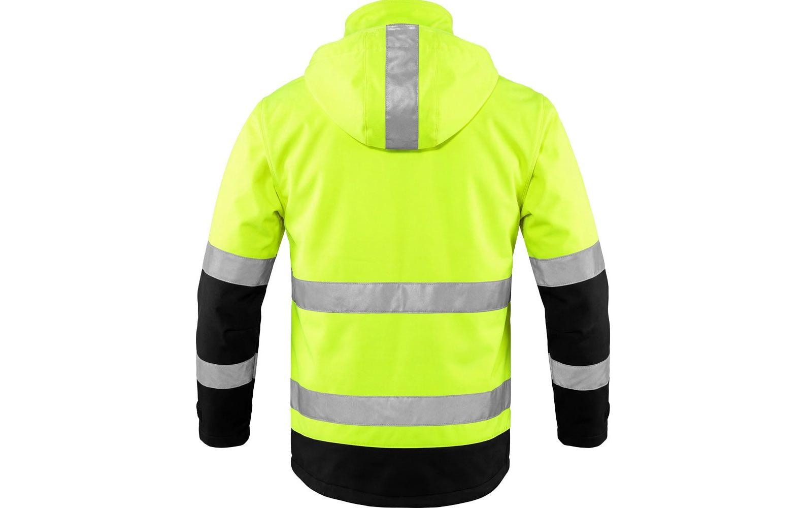 ACE – Softshell-Warnjacke – 3XL – Gelb, Polyester, Klasse 2