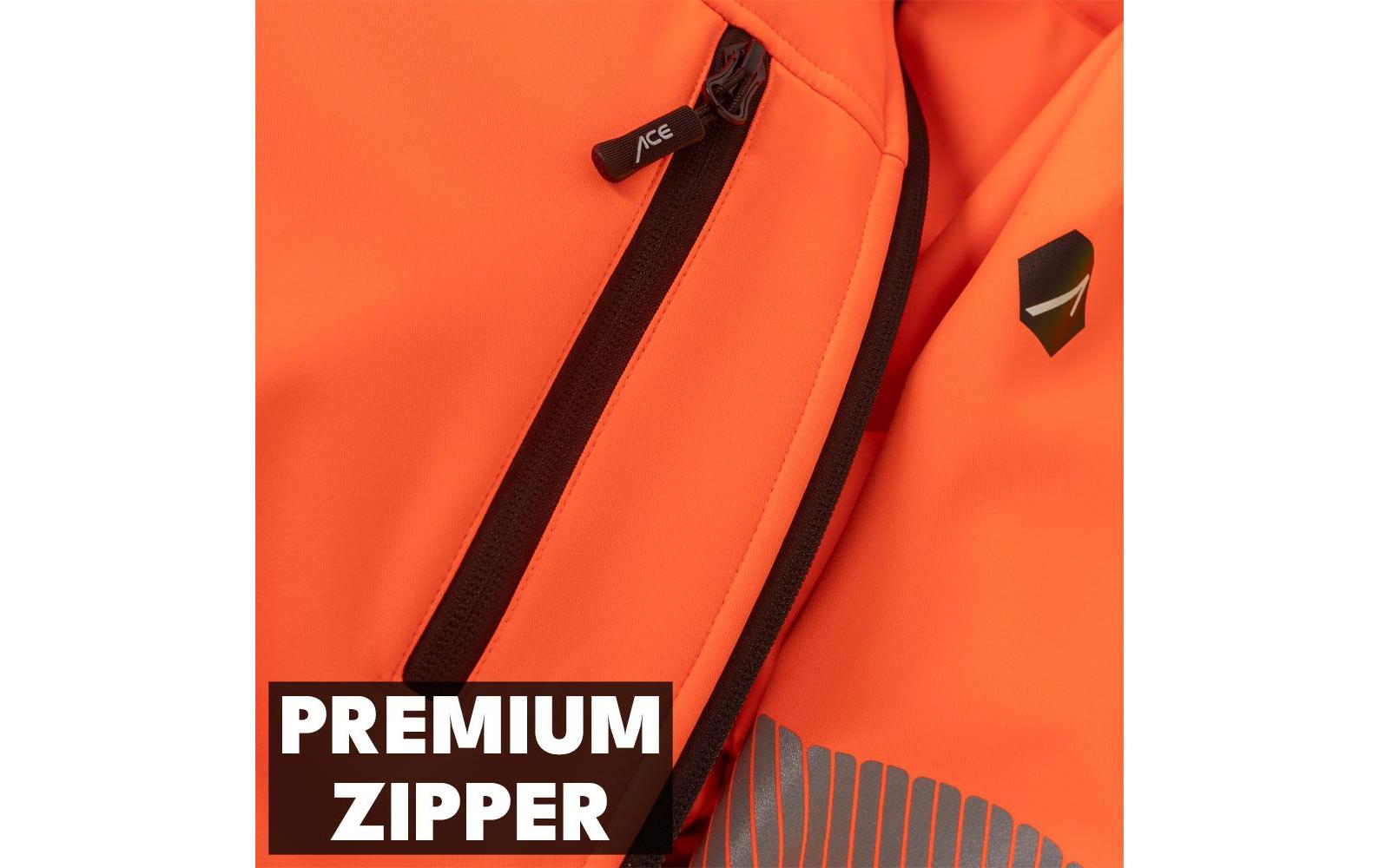 Ace Warnjacke Neon Lite Softshell – 3XL, Klasse 3 – Orange, Polyester, Herren