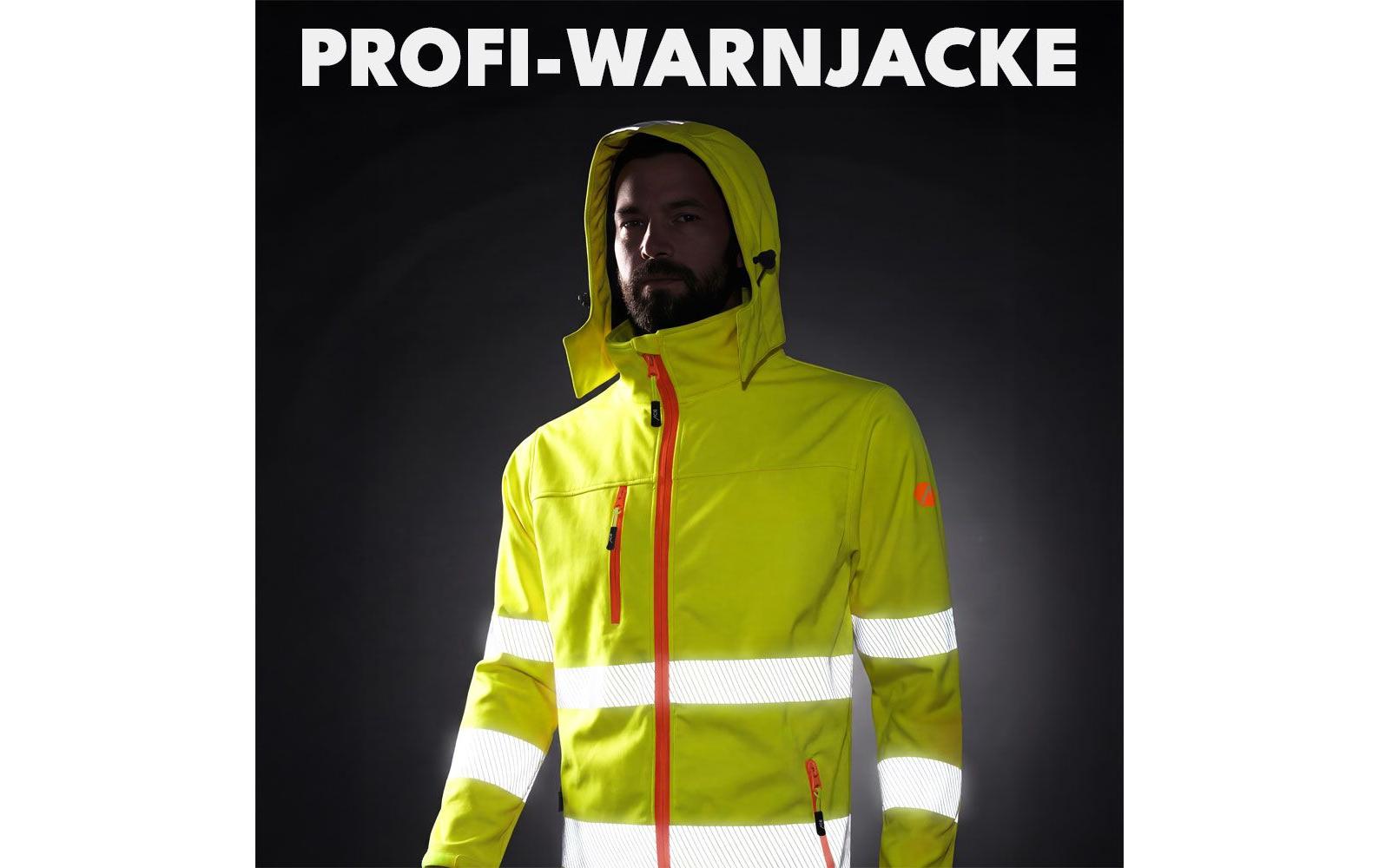 Ace Warnweste, Klasse 3 – Neongelb, 4XL – Polyester