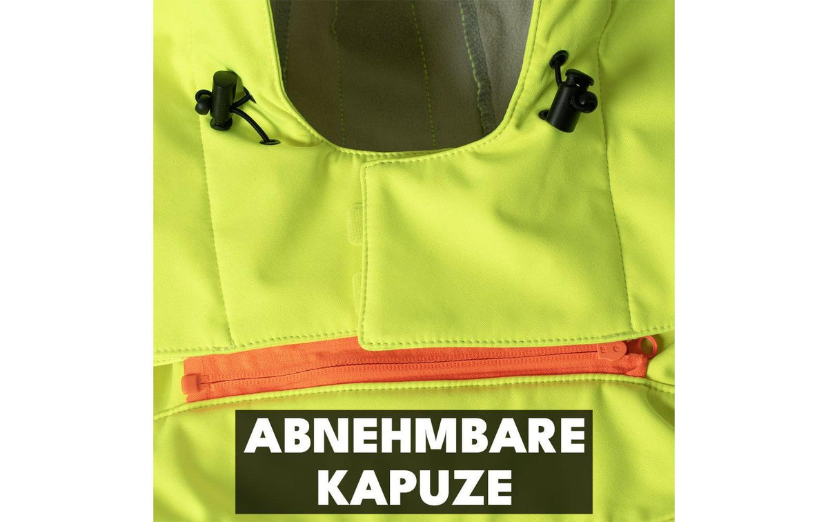 ACE – Softshell Warnjacke, Klasse 3 – Gelb, M, Polyester
