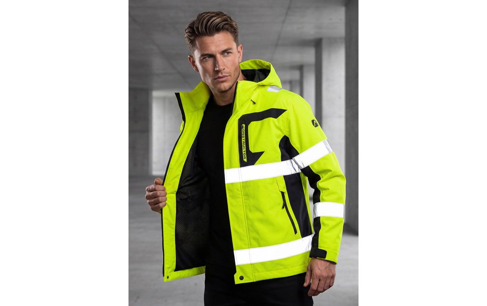 Ace Warnweste – Neongelb, 3XL – Polyester, EN ISO 20471, EN 343