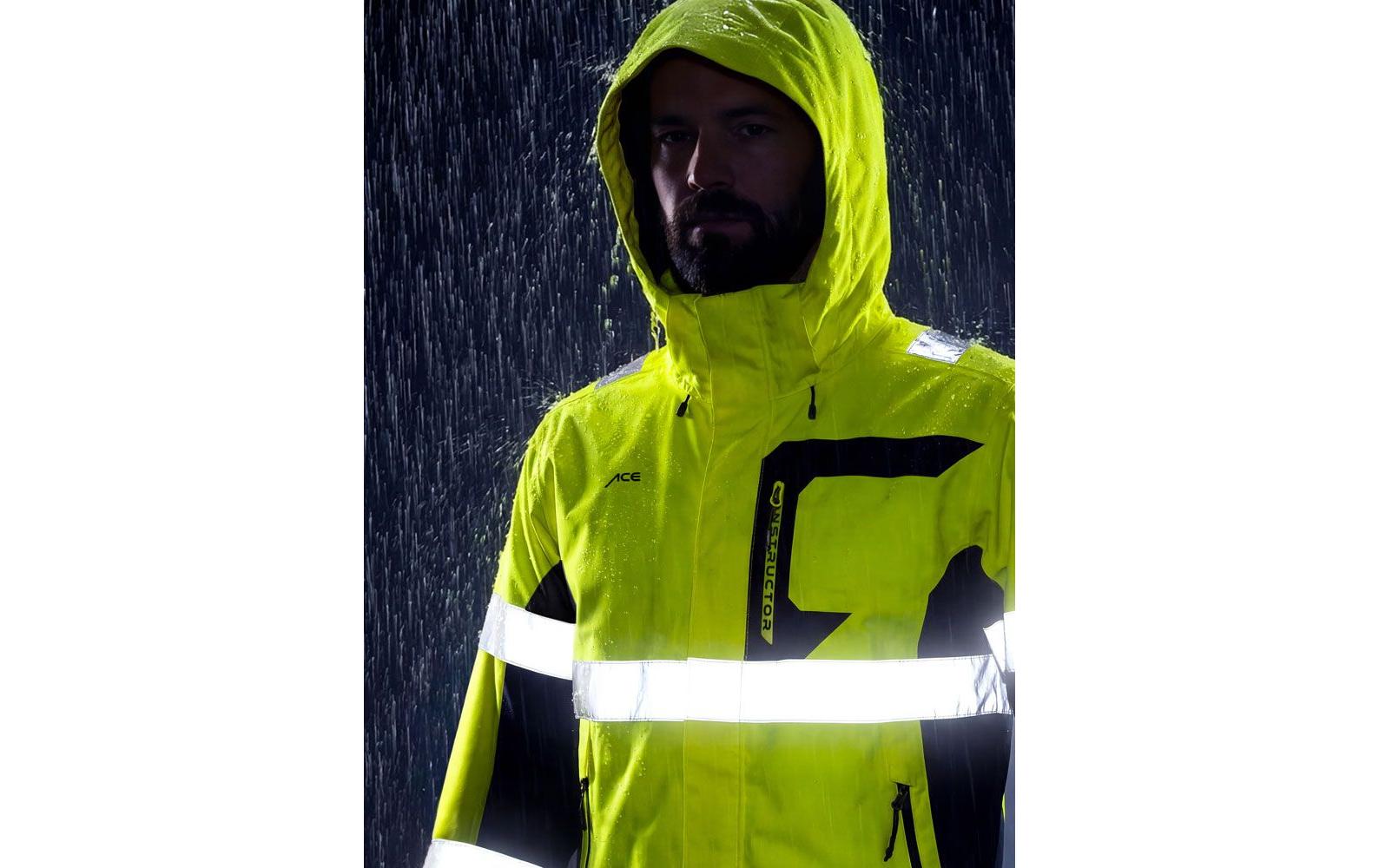 ACE – Weste – XXL – Neongelb, EN ISO 20471, EN 343, Polyester