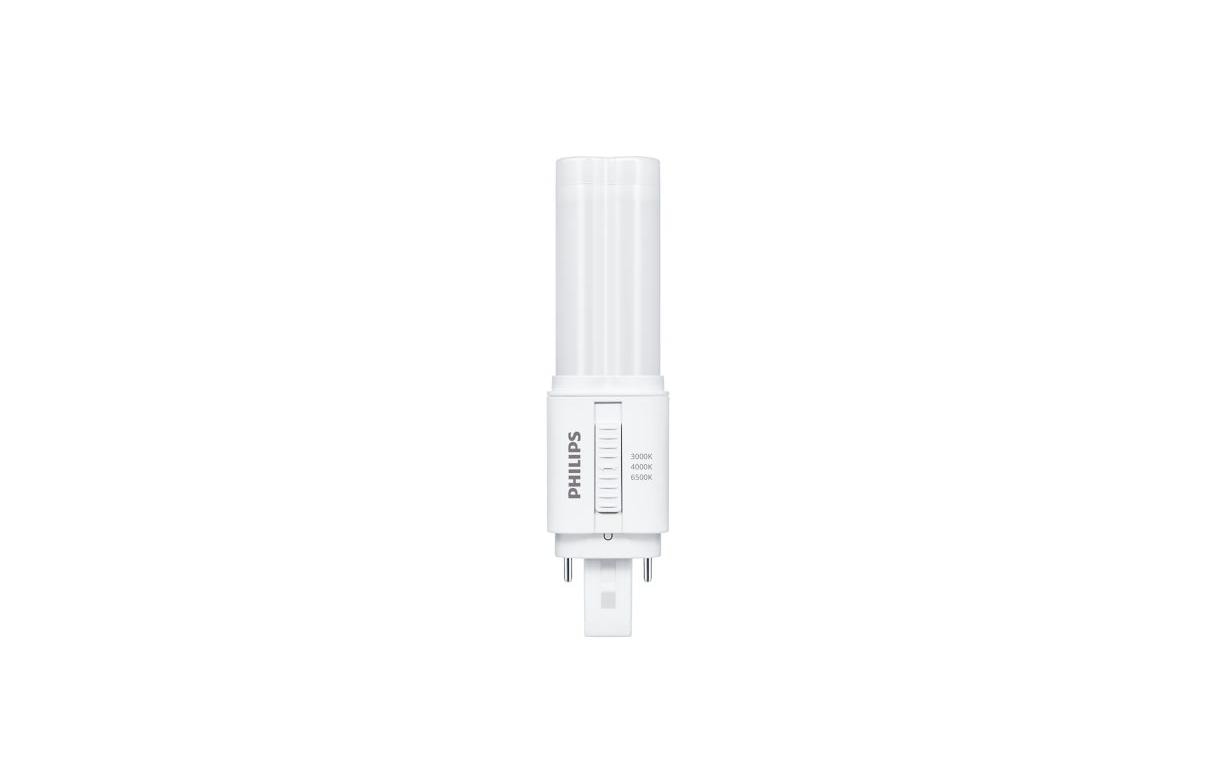 Philips LED-Leuchtmittel G24q-2 Röhrenform – 850 lm, 5,9 W, 3000–6500 K – IP20 – 1 Stk. – Weiss
