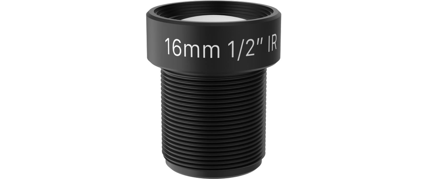 Axis M12-Objektiv – 16 mm f/1.8 – Fixfokus, IR-kompatibel – für F2105-RE