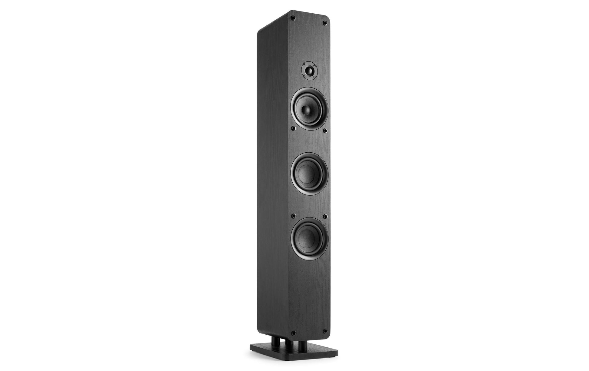 Audizio ARCO-P-BK – Standlautsprecher – Breitband, Passiv, 1-Weg, 160 W – Schwarz