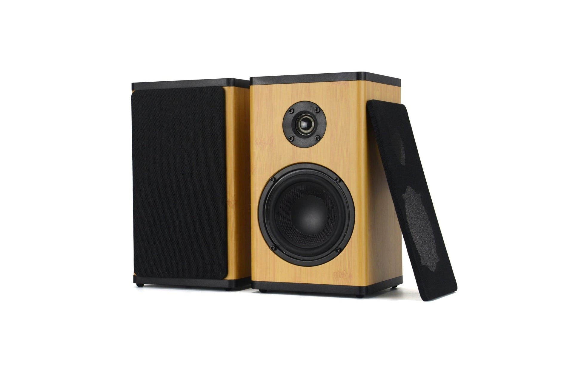Audizio BS20-BM – Aktivlautsprecher – 50 W – Bambus