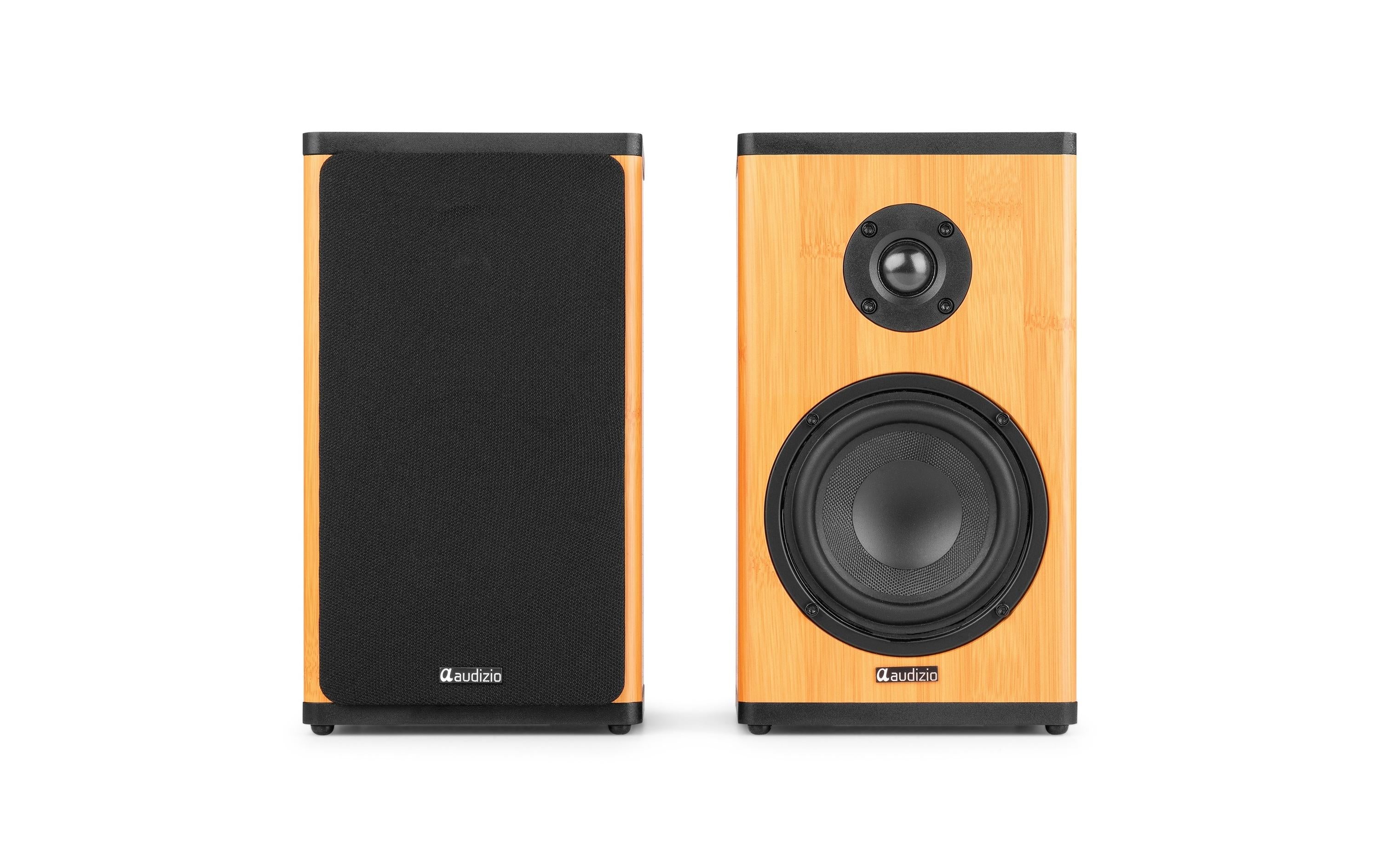 Audizio BS20-BM – Aktivlautsprecher – 50 W – Bambus