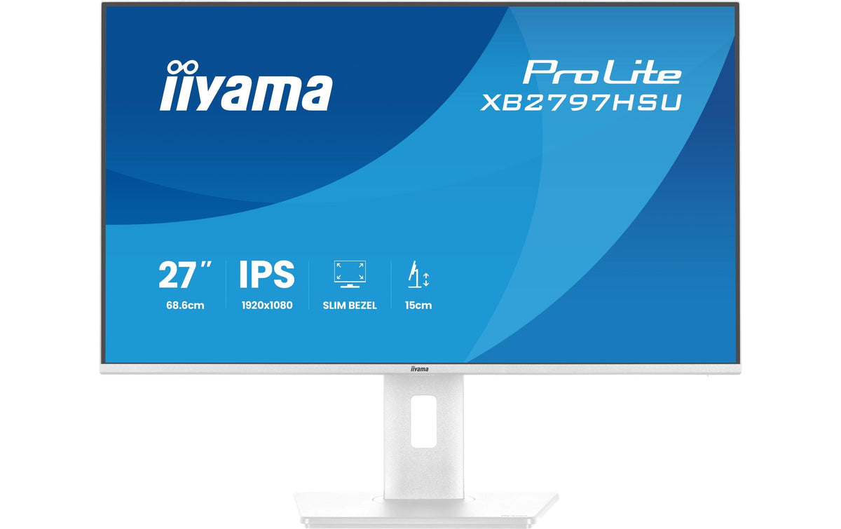 iiyama XB2797HSU-W1 – 27", 1920 × 1080 (Full HD), IPS, 120 Hz, USB-C 5 W