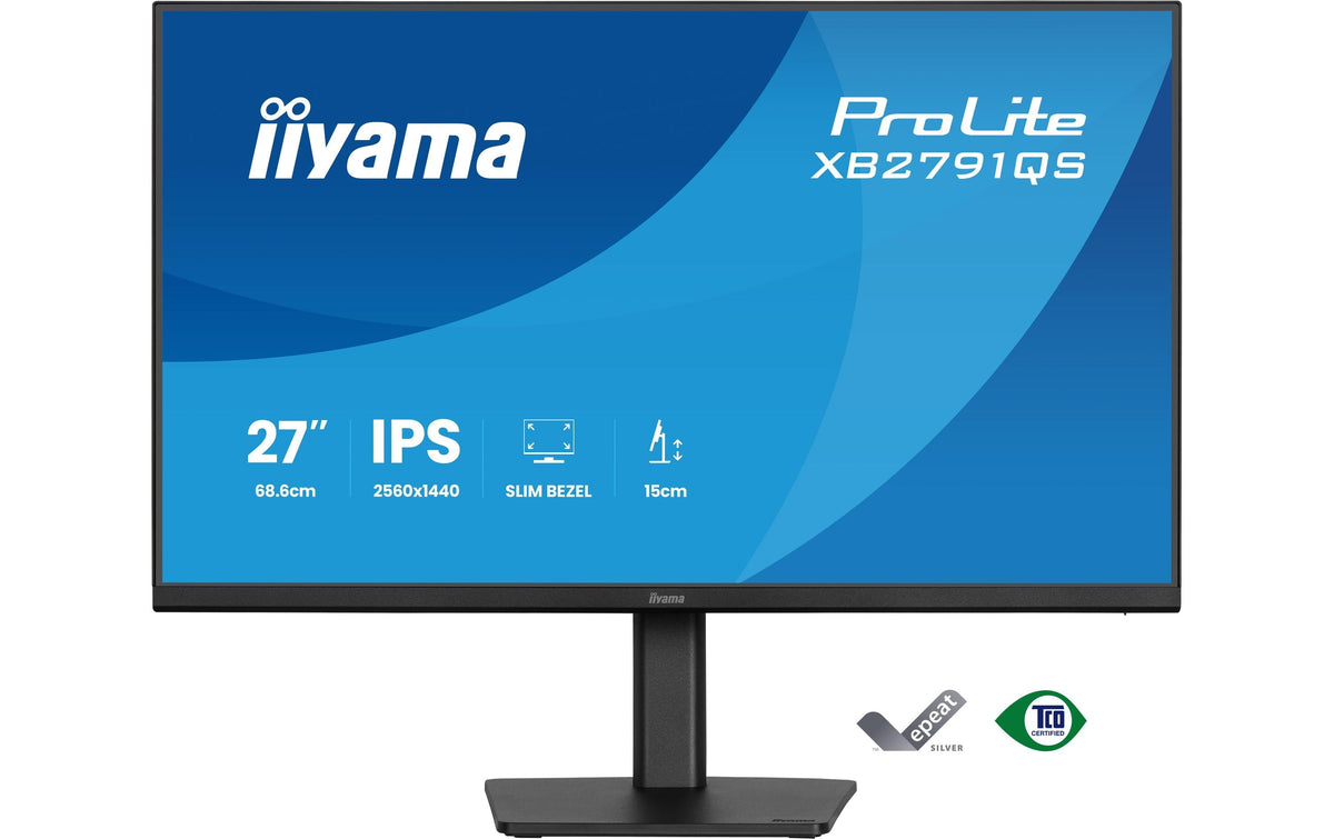 iiyama ProLite XB2791QS-B1 – 27", 2560 × 1440 (WQHD), IPS