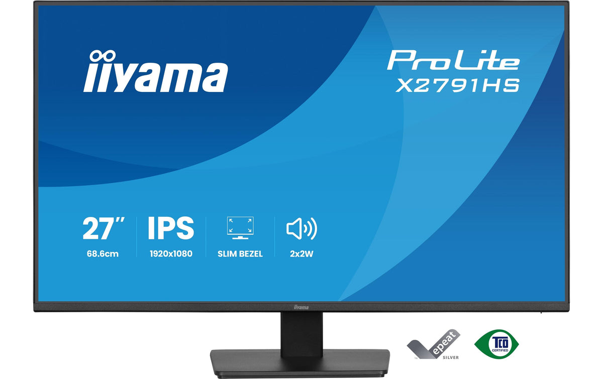iiyama X2791HS-B1 – 27", 1920 × 1080 (Full HD), IPS, 120 Hz