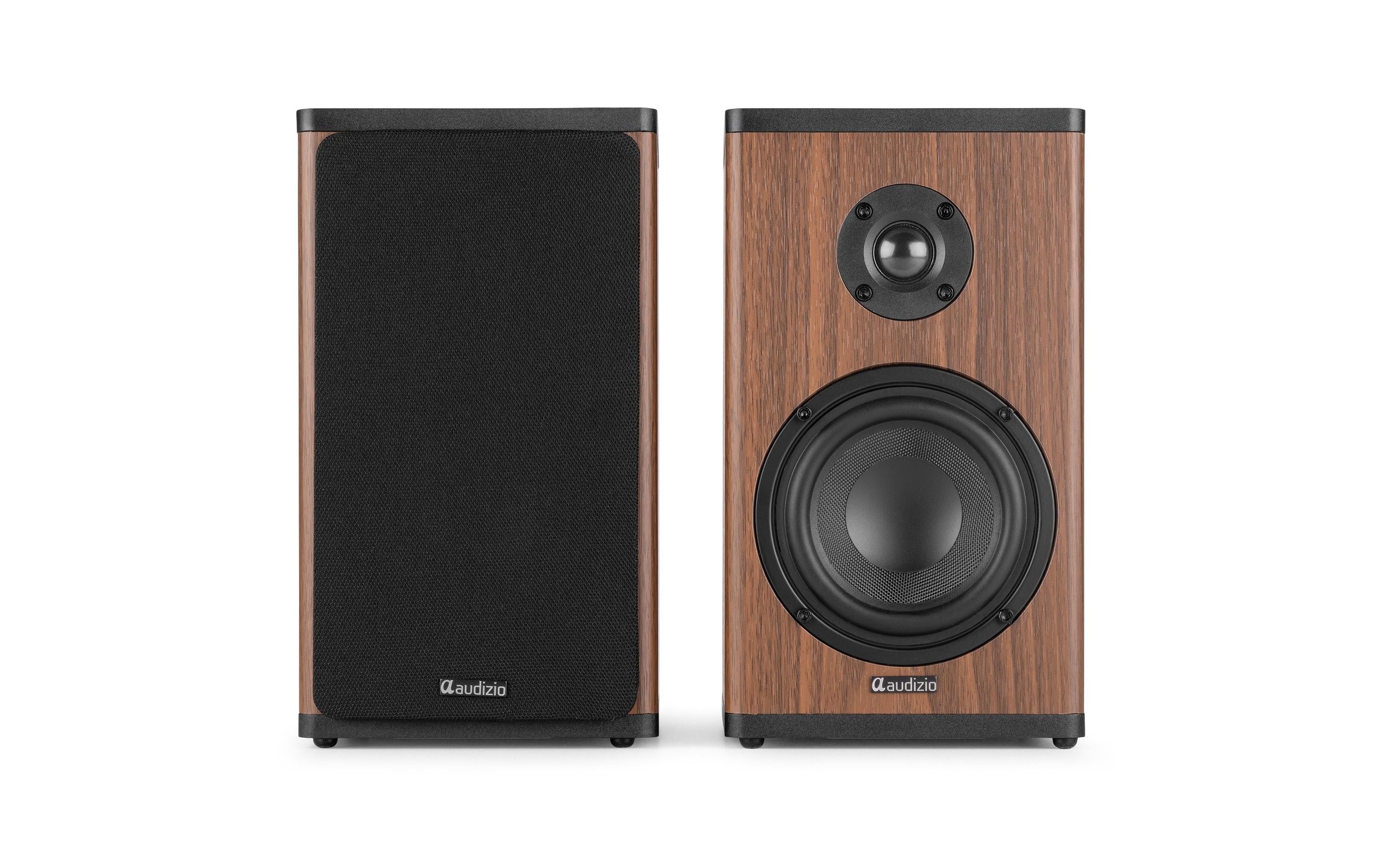 Audizio BS20-DW – Aktivlautsprecher – 100 W, Braun