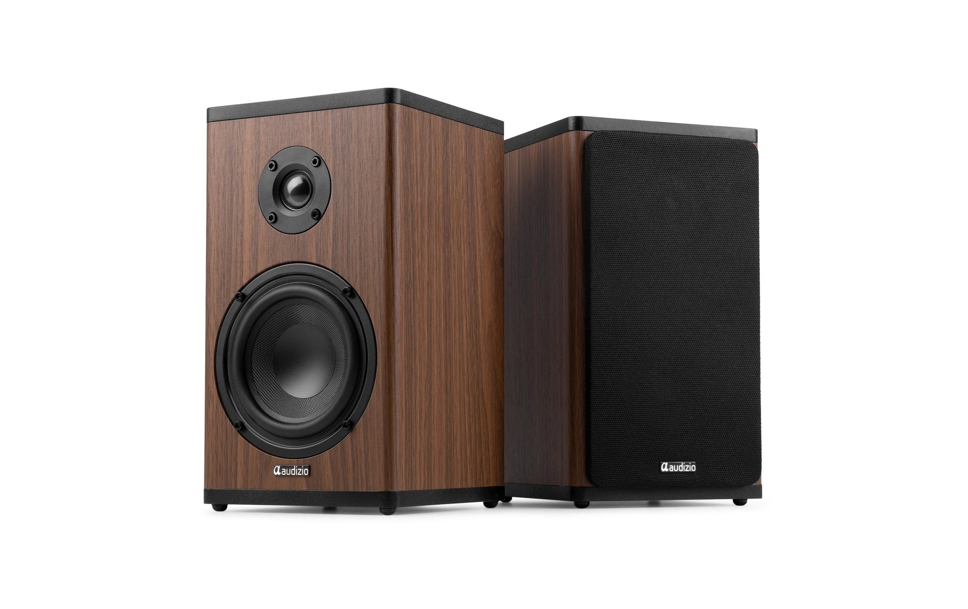 Audizio BS20-DW – Aktivlautsprecher – 100 W, Braun