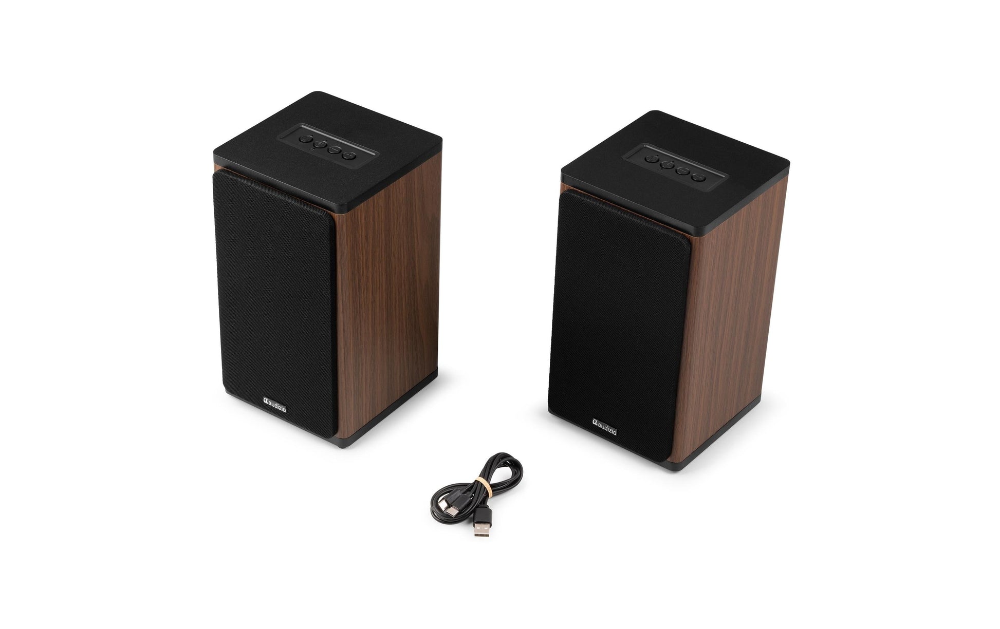 Audizio BS20-DW – Aktivlautsprecher – 100 W, Braun