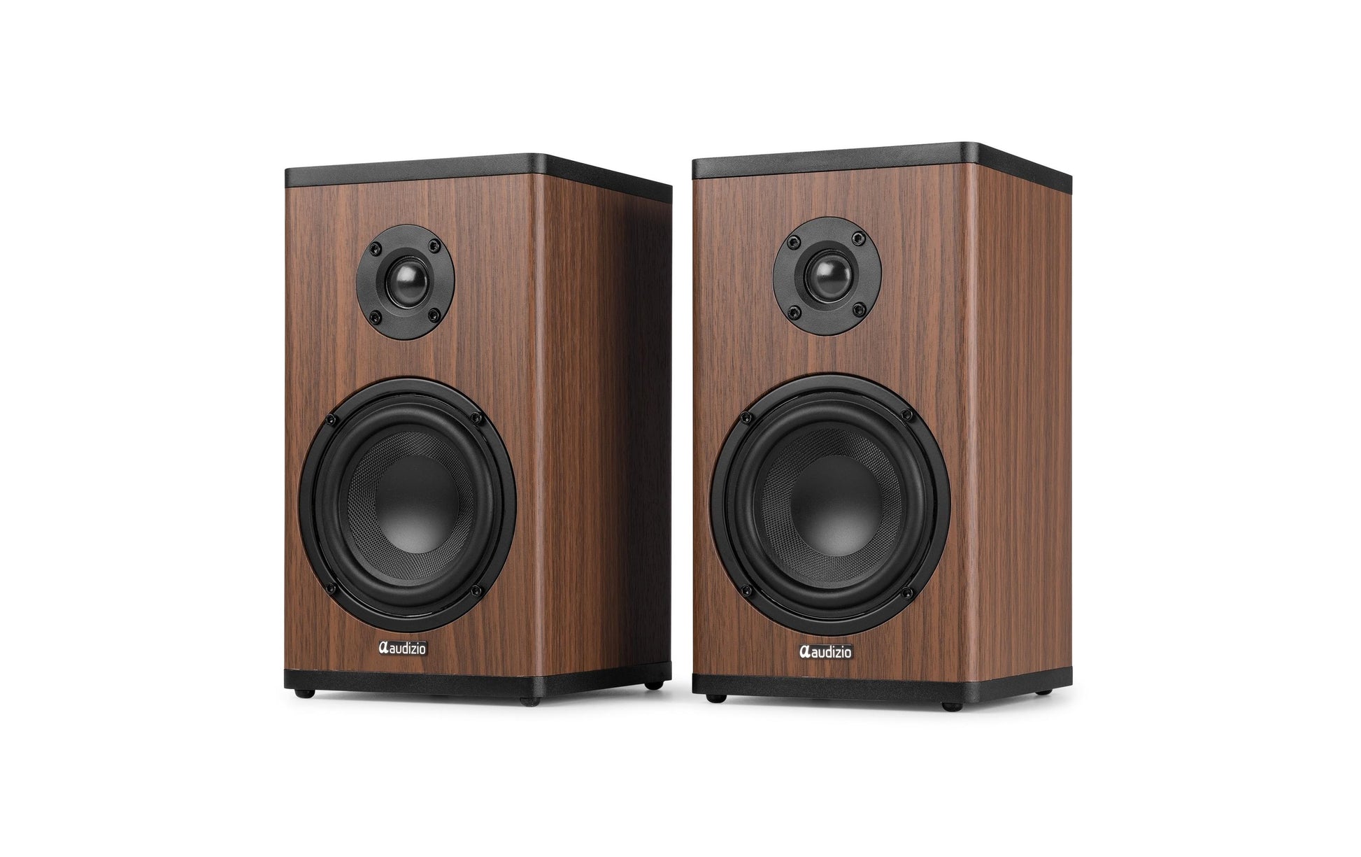 Audizio BS20-DW – Aktivlautsprecher – 100 W, Braun